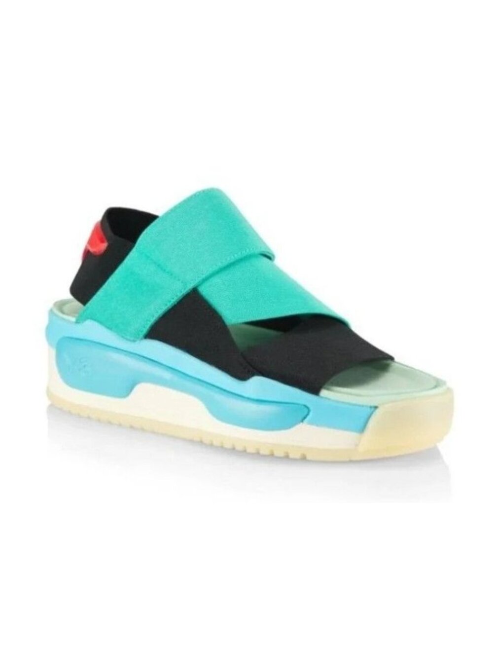 Y-3 Hokori Sandal GX1056 Black Mint‎ Platform Sport Style Men's F 43 1\3 US 9.5